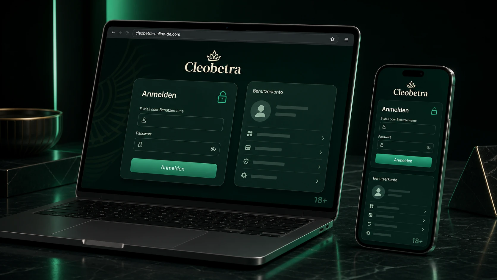 Cleobetra Login und persönliches Benutzerkonto