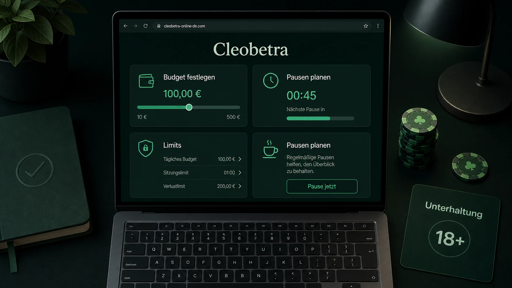 Cleobetra Spielen mit klaren Grenzen